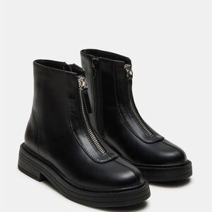 Steve Madden jones girls size 3 zip up booties BRAND NEW WITH BOX